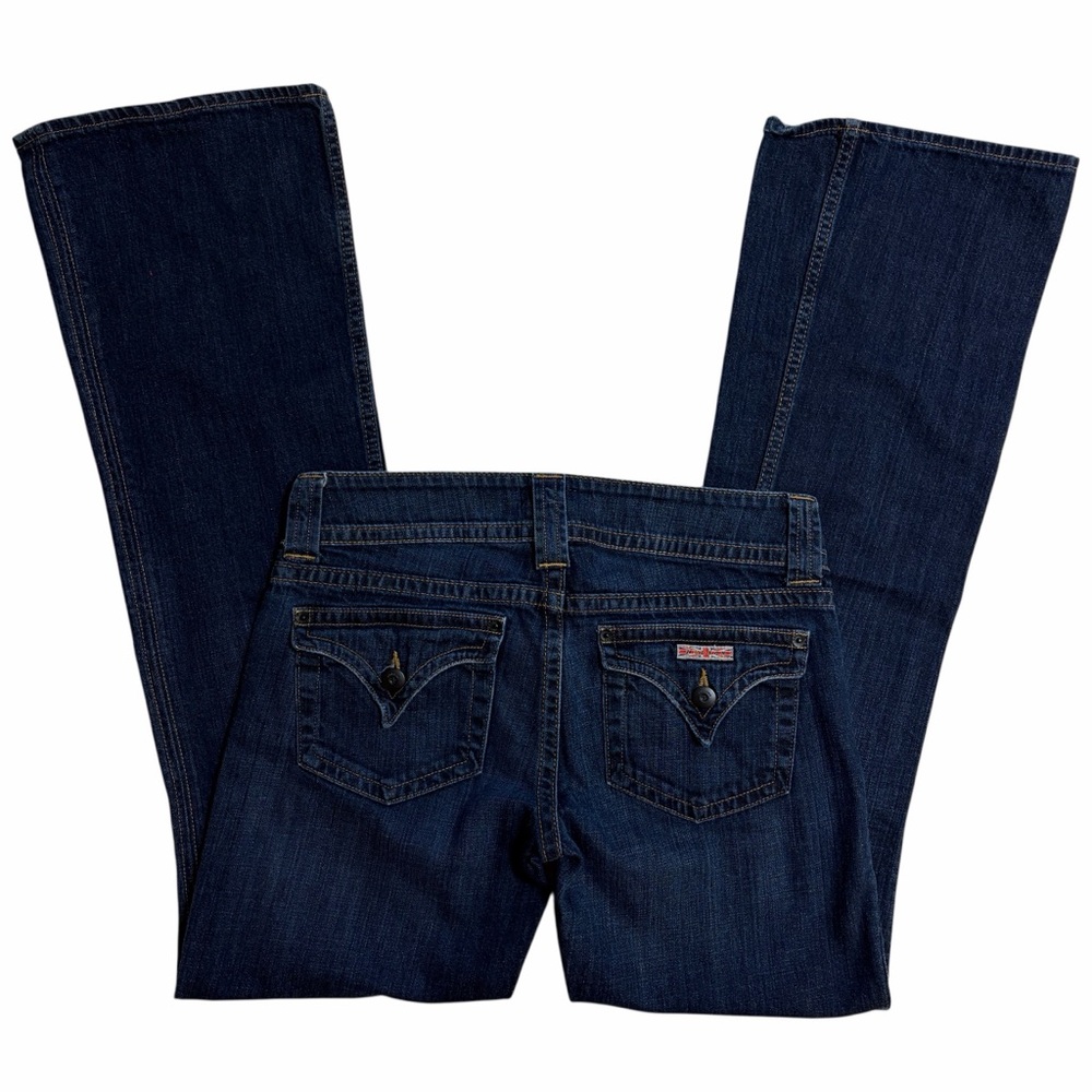 HUDSON new Signature Low-Rise Boot Cut Dark Indigo Soft Stretch Jeans NWOT - Picture 7 of 16
